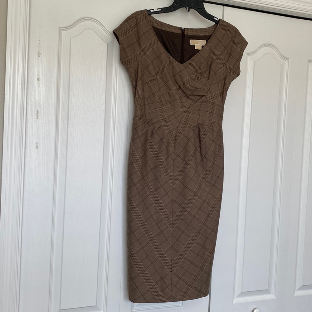 Michael Kors plaid dress